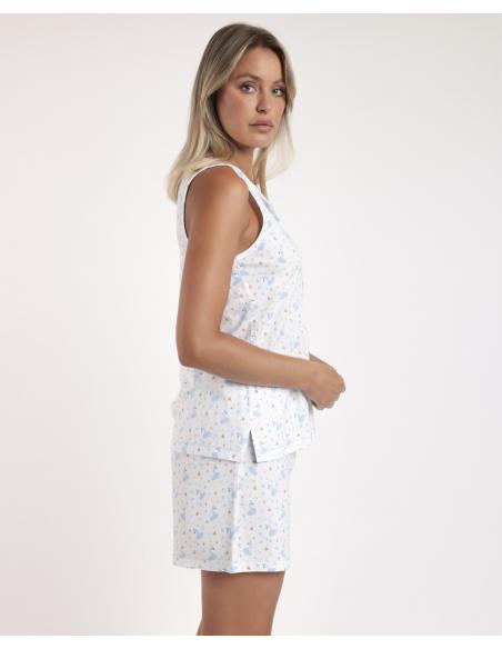 ADMAS Pijama Sin Mangas Dancing With Swans para Mujer
