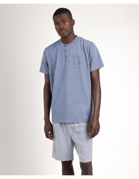 ADMAS CLASSIC Pijama Manga Corta Classic Spiga para Hombre
