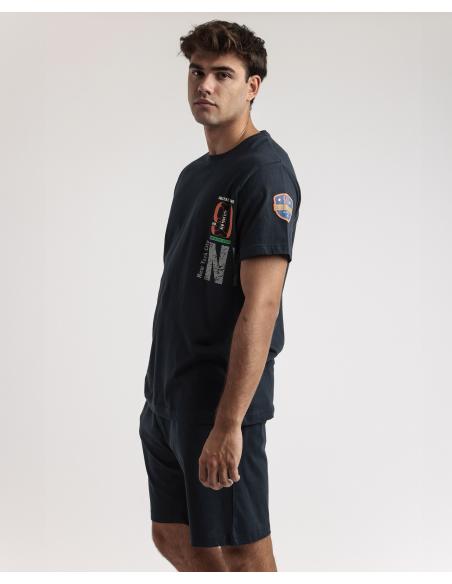 ADMAS Pijama Manga Corta Generals para Hombre