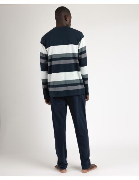 ADMAS Pijama Manga Larga New York City para Hombre
