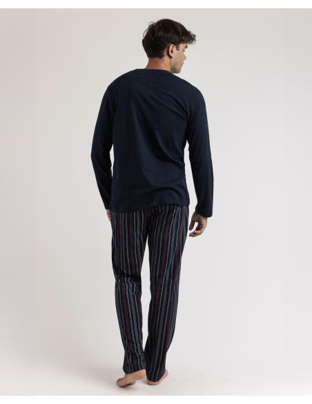 STAY AT HOME Pijama Manga Larga Creative And Not Serious para Hombre