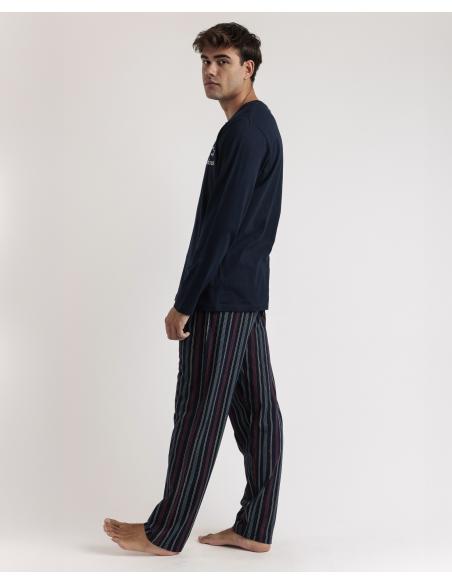 STAY AT HOME Pijama Manga Larga Creative And Not Serious para Hombre