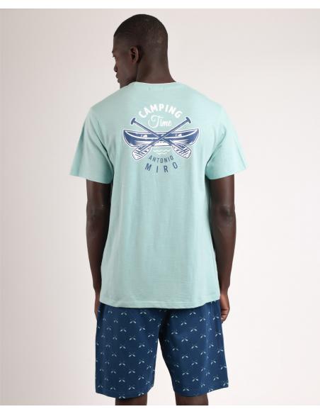 ANTONIO MIRO Pijama Manga Corta Canoe para Hombre