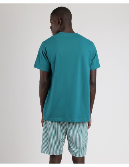 DISNEY Pijama Manga Corta Overthink It para Hombre