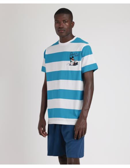 DISNEY Pijama Manga Corta Ride The Wave para Hombre
