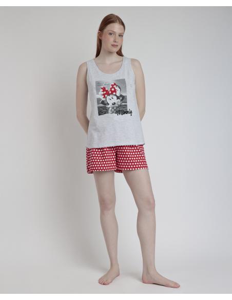 DISNEY Pijama Sin Mangas Generals para Mujer