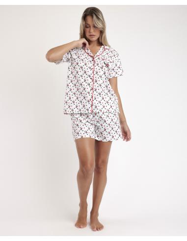 PEANUTS Pijama Abierto Manga Corta In My Heart para Mujer