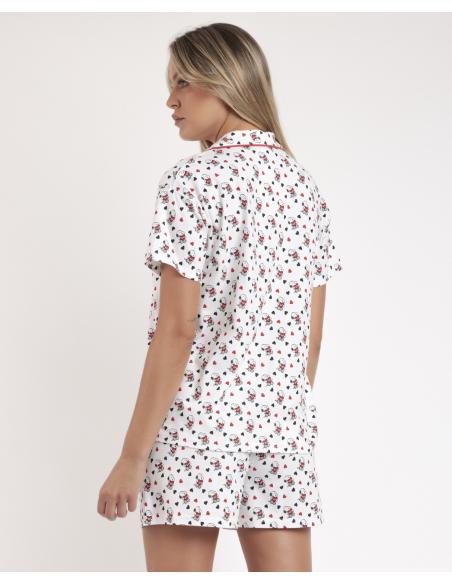 PEANUTS Pijama Abierto Manga Corta In My Heart para Mujer