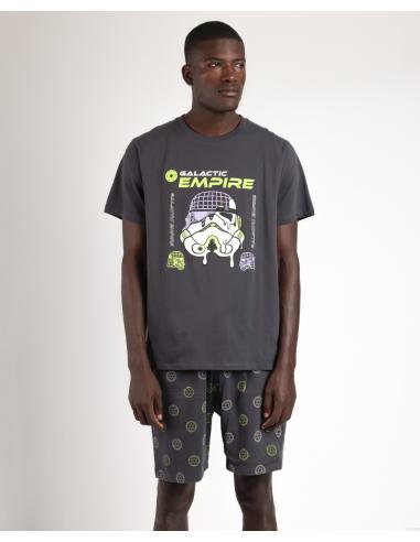 STAR WARS Pijama Manga Corta Neon Galactic Empire para Hombre