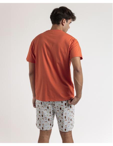 STAR WARS Pijama Manga Corta Pixel Wars para Hombre