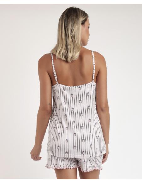 ADMAS Pijama Tirantes Beach Life para Mujer