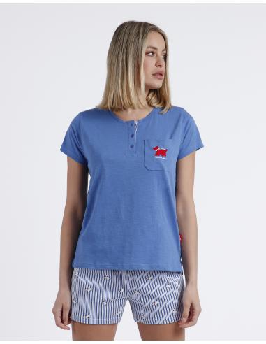 ADMAS Pijama Manga Corta Lou Lou Summer para Mujer