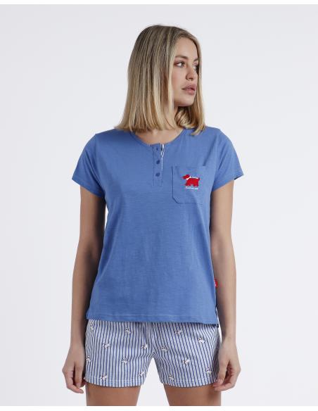 ADMAS Pijama Manga Corta Lou Lou Summer para Mujer