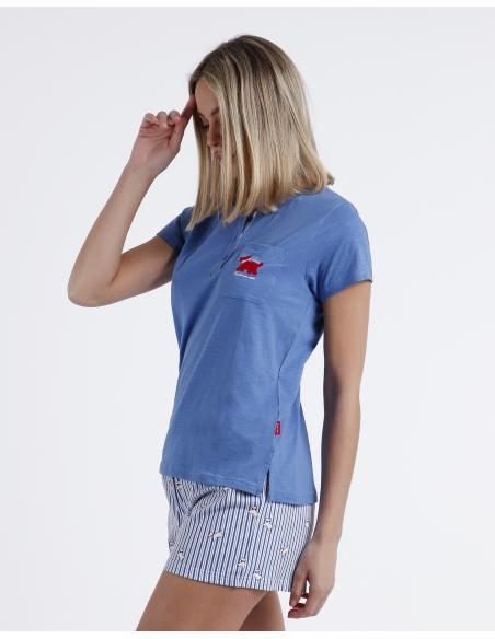 ADMAS Pijama Manga Corta Lou Lou Summer para Mujer