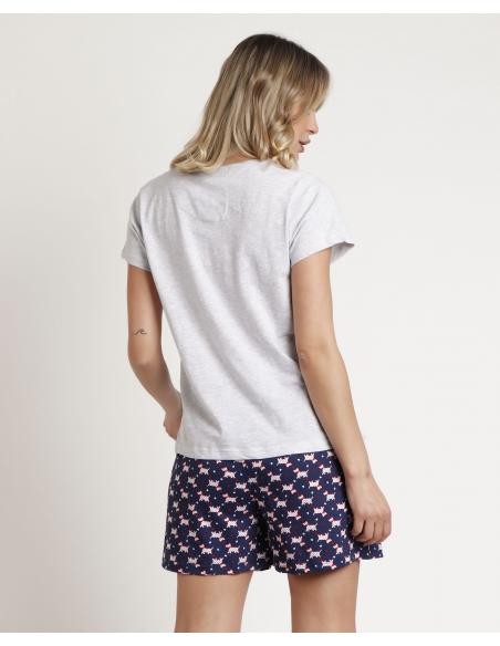 ADMAS Pijama Manga Corta Lou Lou Love Me para Mujer