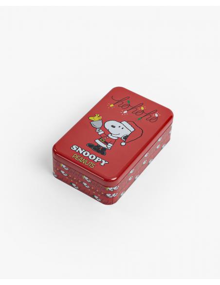 PEANUTS Calcetín Ho Ho Ho para Hombre, (Pack 2 pares)