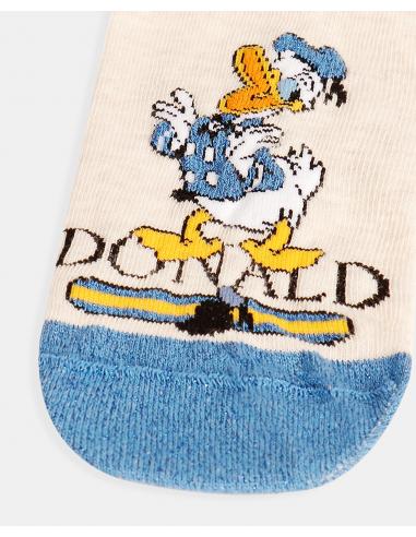 DISNEY Calcetín Tobillero Donald Fashion para Mujer