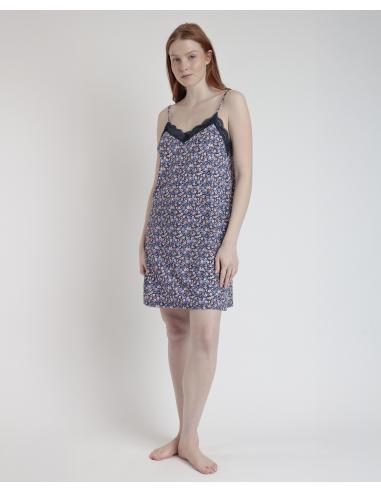 ADMAS Camisola Tirantes Blue And Pink Liberty para Mujer