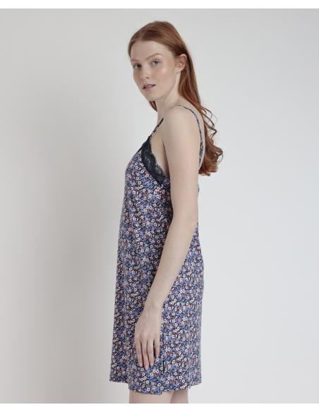 ADMAS Camisola Tirantes Blue And Pink Liberty para Mujer