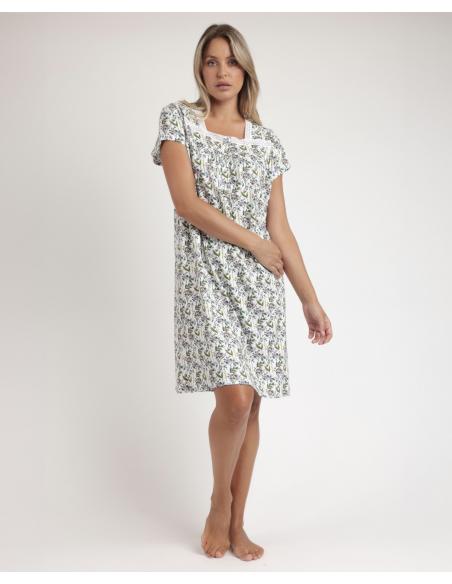 ADMAS GARDEN Camisola Manga Corta Dream Flowers para Mujer