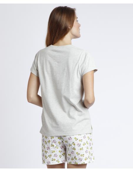 ADMAS Pijama Manga Corta La Dolce Vita para Mujer