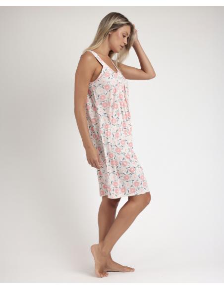 ADMAS GARDEN Camisola Sin Mangas Rouse Peony para Mujer