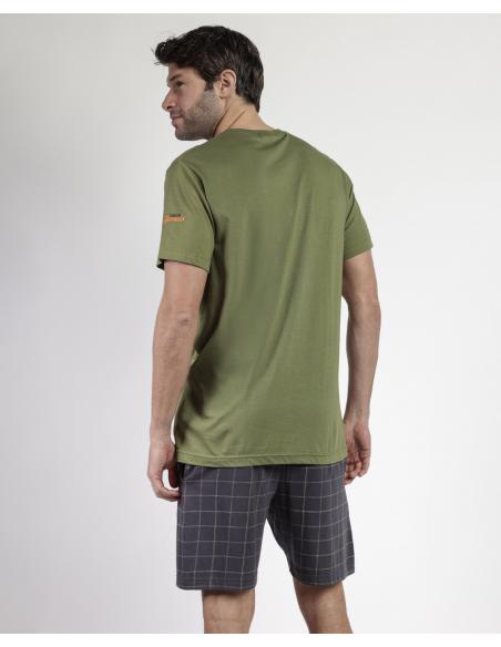 ADMAS Pijama Manga Corta Generals para Hombre