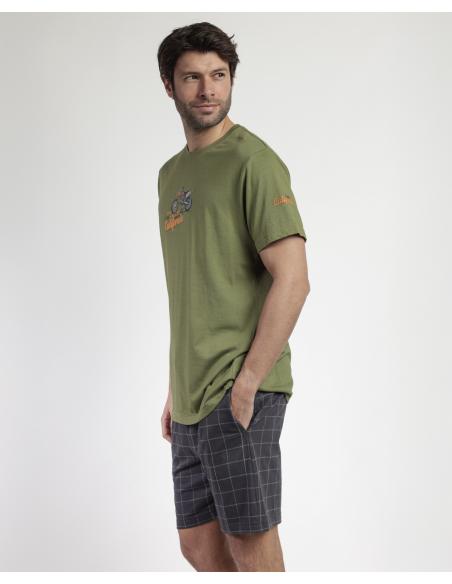ADMAS Pijama Manga Corta Generals para Hombre