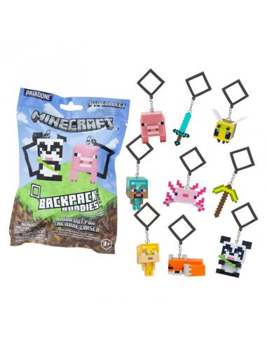 Display Surtido 24 pcs Minecraft Backpack Buddies Series 2