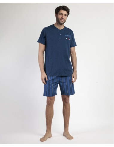 ▷ PIJAMA ANTONIO MIRO MANGA CORTA MARINE FLAGS PARA HOMBRE by Pequeños Gigantes - M