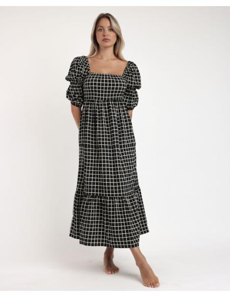 ADMAS Vestido Manga Francesa Dreams para Mujer