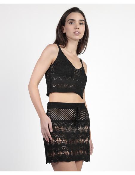 ADMAS Conjunto Top + Falda Total Look para Mujer