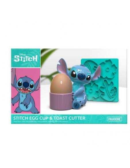 Set de Huevera y Molde para recortar tostadas Stitch