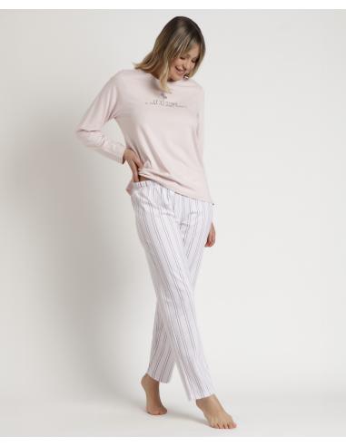 ADMAS CLASSIC Pijama Manga Larga Magic Time para Mujer