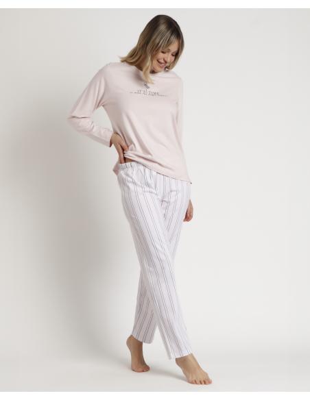 ADMAS CLASSIC Pijama Manga Larga Magic Time para Mujer
