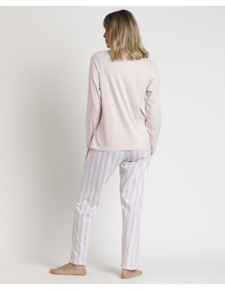 ADMAS CLASSIC Pijama Manga Larga Magic Time para Mujer