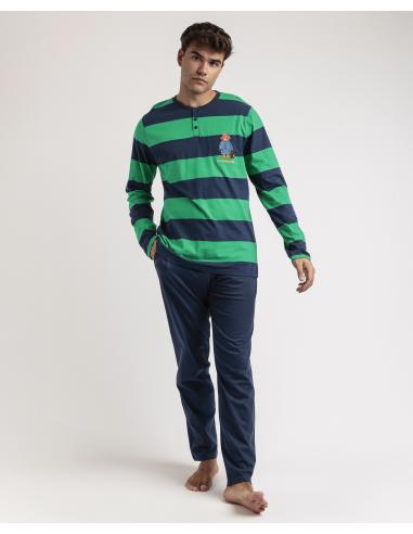 PADDINGTON Pijama Manga Larga Rugby Paws para Hombre