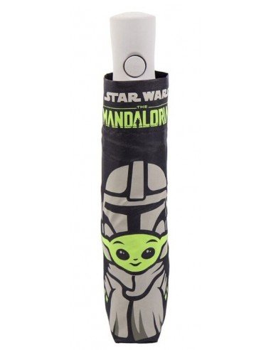Paraguas-cambio-color-mandalorian-star-wars